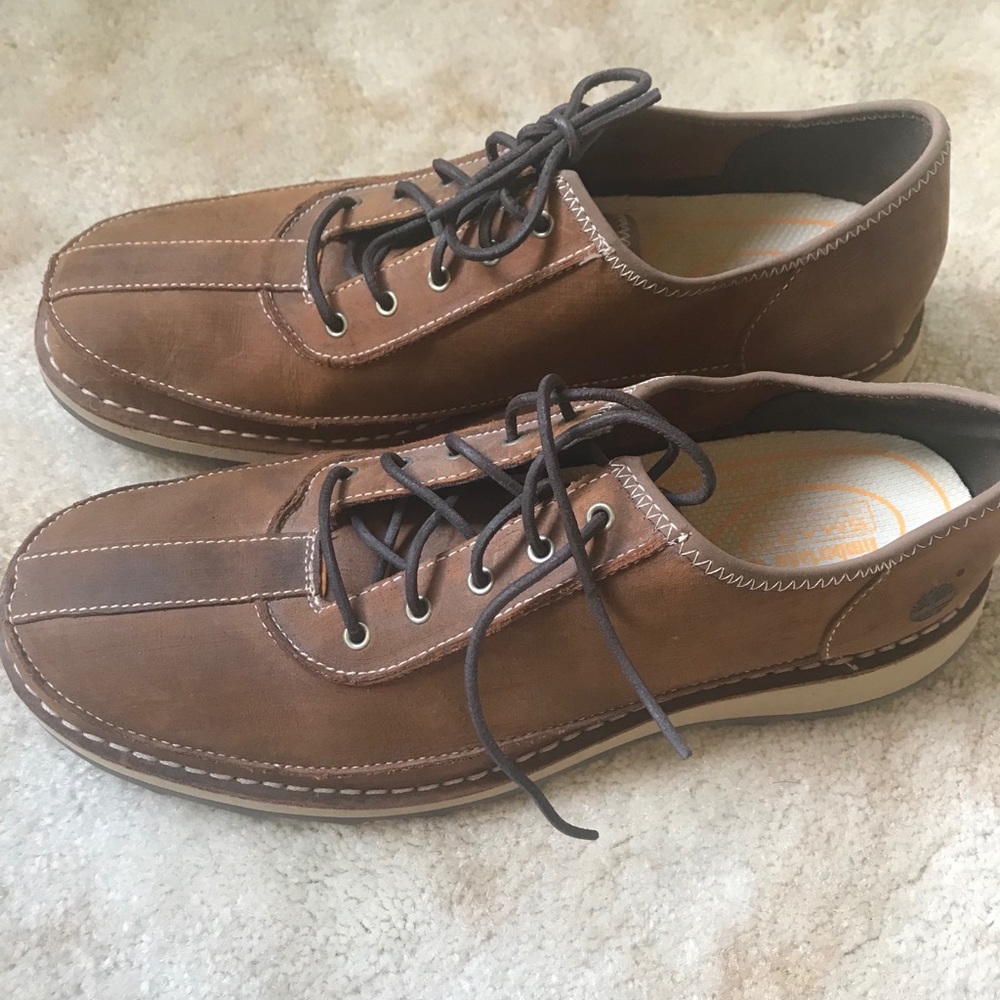 Men’s Timberland brown dress shoes